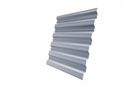 Профнастил HC35R 0,5 Satin RAL 9006 бело-алюминиевый