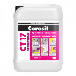 Грунтовка-концентрат глубокого проникновения Ceresit CT-17 Concentrate (10л)