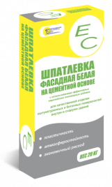EC Шпатлевка фасадная белая 20кг (54шт)
