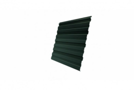 Профнастил С10R Grand Line 0,5 GreenCoat Pural BT, matt RR 11 темно-зеленый (RAL 6020 хромовая зелень)