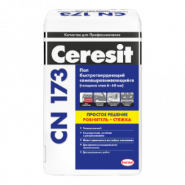 Ceresit CN 173. Самовыравнивающийся наливной пол (от 6 до 60 мм) 20кг