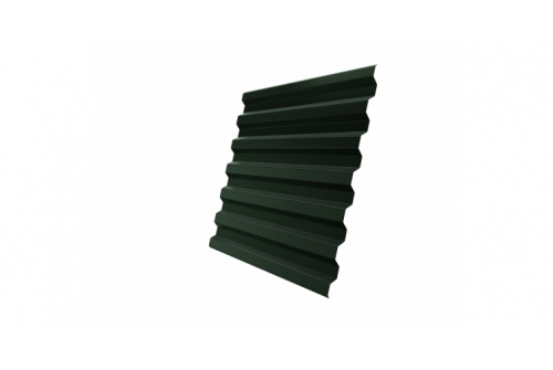 Профнастил С21R Grand Line 0,5 GreenCoat Pural BT RR 11 темно-зеленый (RAL 6020 хромовая зелень) фото 1