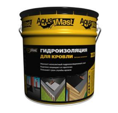 Мастика Технониколь AquaMast битумно - резиновая гидроизоляционная (18 кг, 10 кг, 3 кг) фото 1