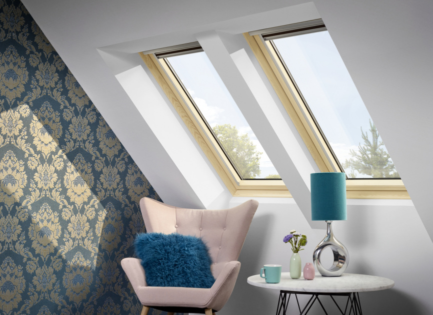 VELUX Стандарт+ - Мансардное окно GZR 3061 (ручка сверху) фото 3