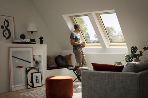 VELUX Дизайн - Мансардное окно GLL 1061 (ручка сверху) фото 8