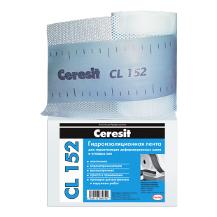 Ceresit CL 152. Эластичная уплотнительная лента 10м фото 1