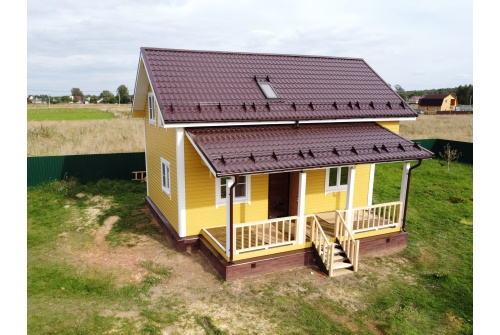 Металлочерепица классик Grand Line 0,5 Atlas RAL 8017 шоколад фото 3